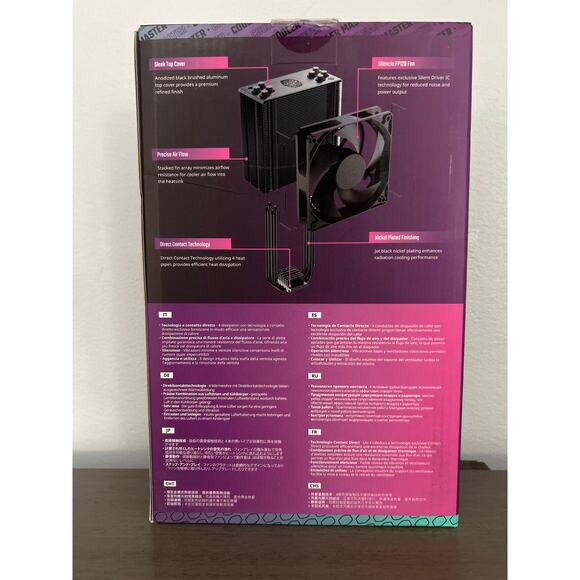 Cooler Master Hyper 212 Black Edition V2 CPU Adjustable Cooling Parts - Picture 3 of 4